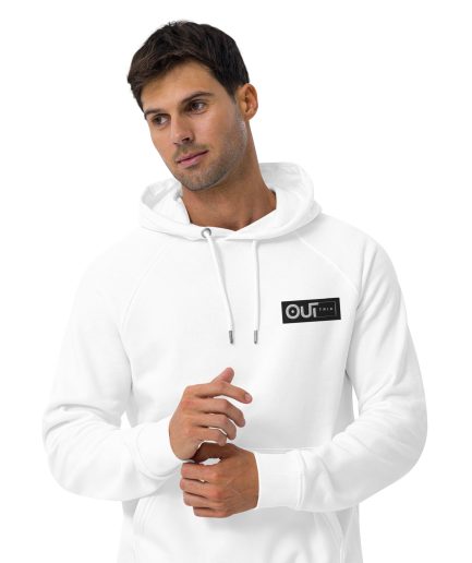 Outtrix side logo eco raglan hoodie